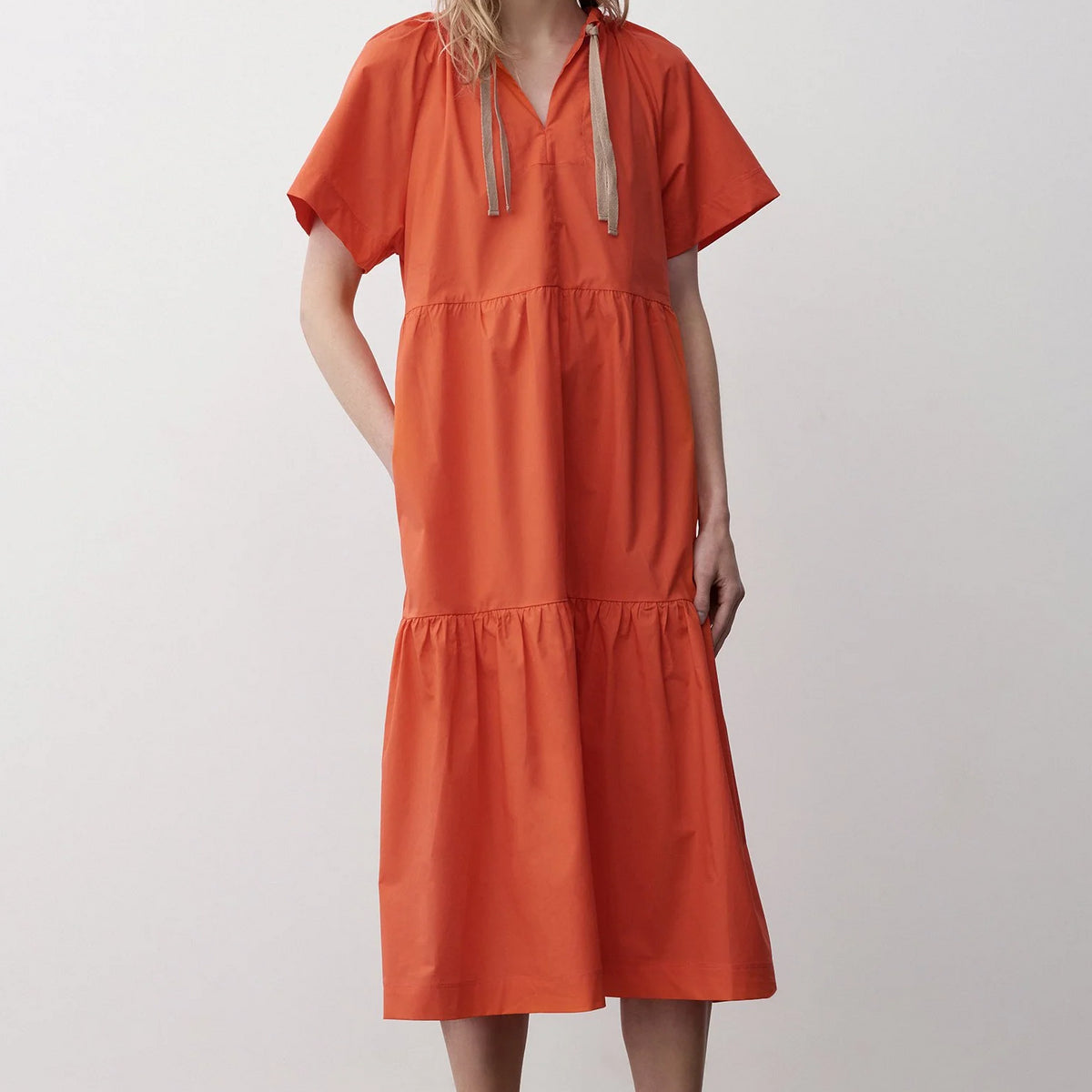 Josephine Dress in Blood Orange Josephine Dress in Blood Orange
