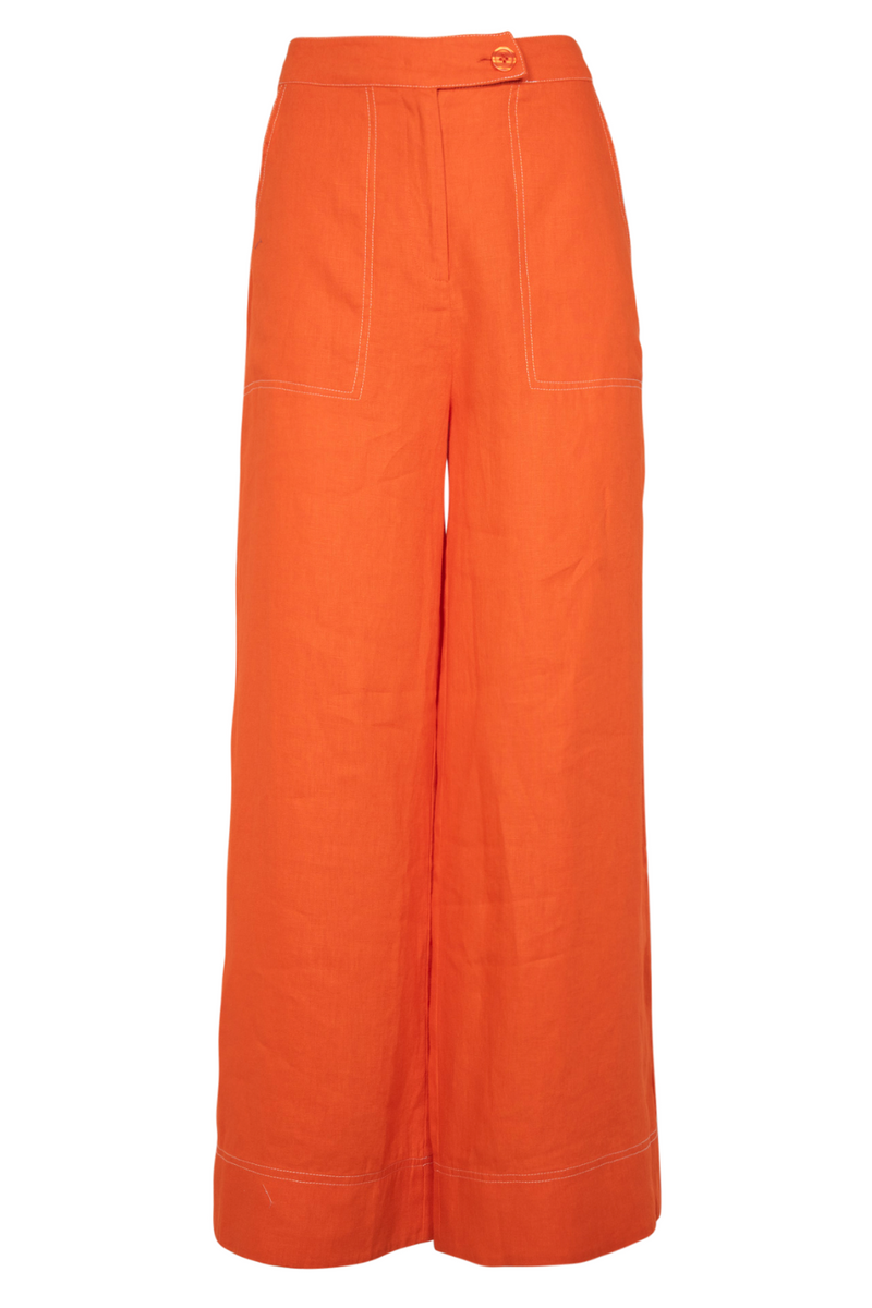 Clio Pant in Tangelo
