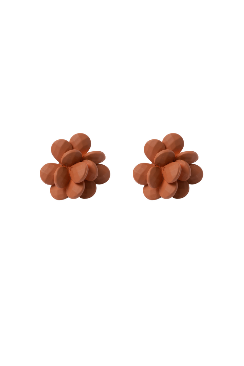 Grace Earrings in Terracotta