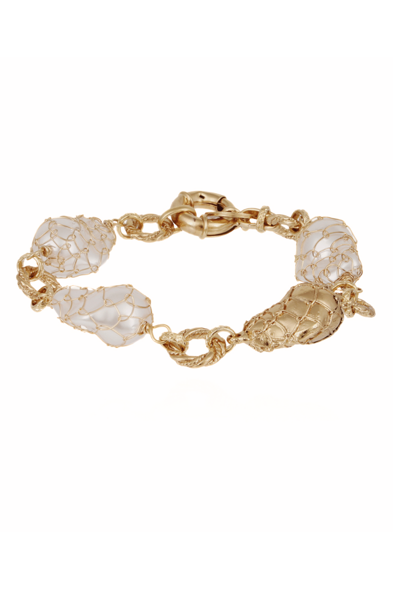 Biwa Bracelet - Gold