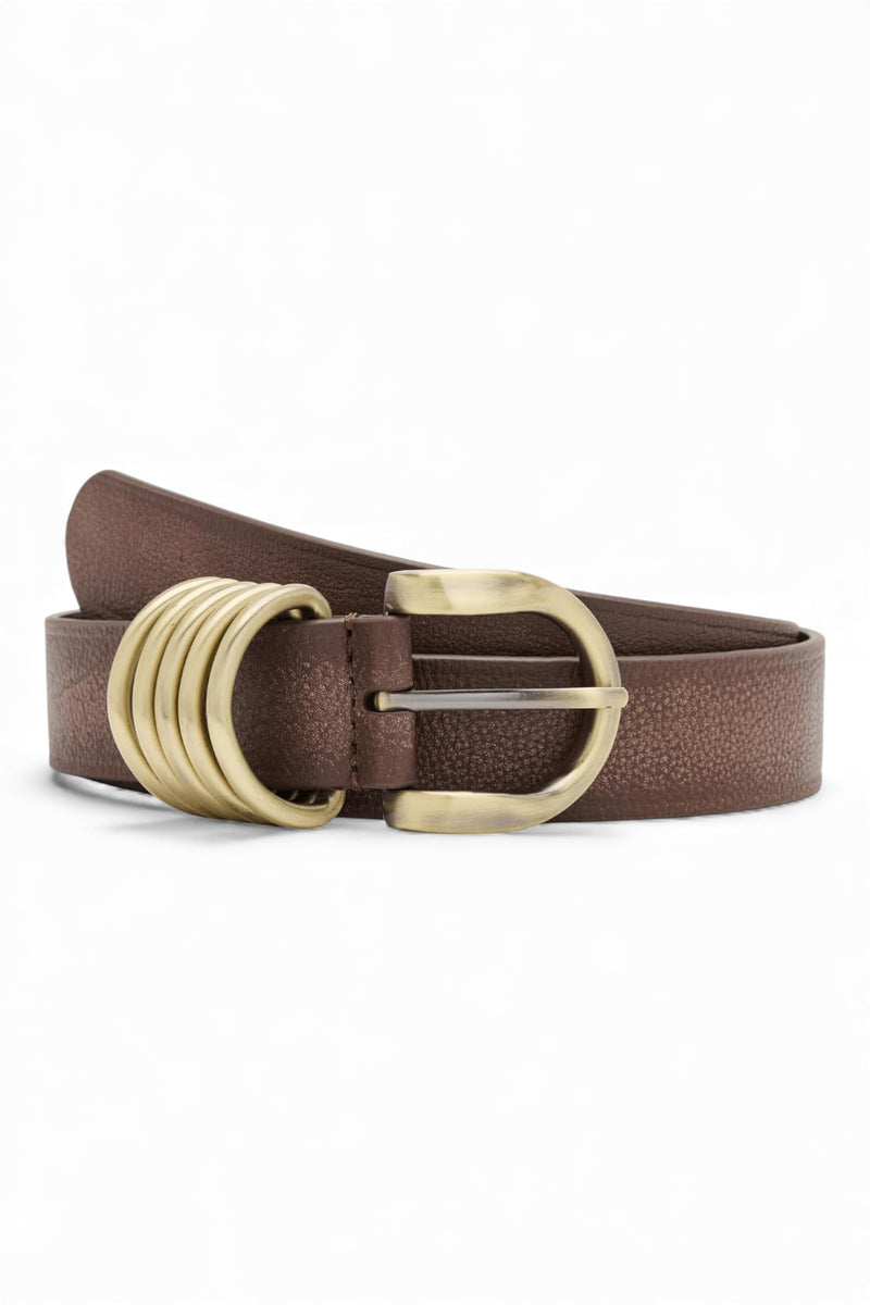 Rori Leather Belt - Cognac // Free People