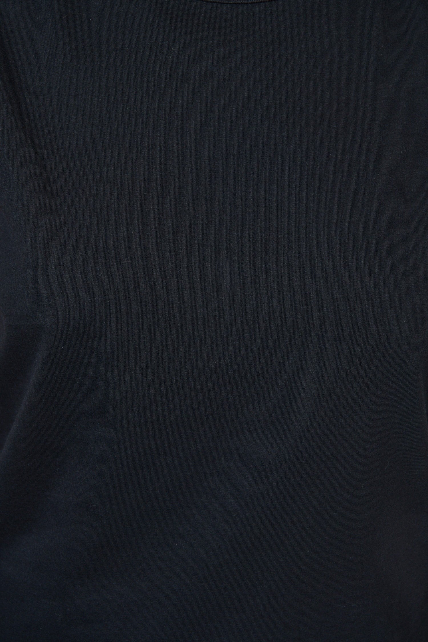 ELSHAM BOUTIQUE black cotton sleeveless top with a clean round neckline and minimal fitted silhouette