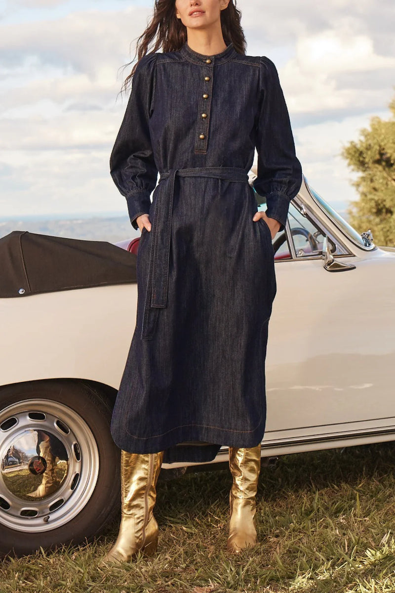 Zoe Kratzmann - Snapshot Dress - womens clothing - dress - denim