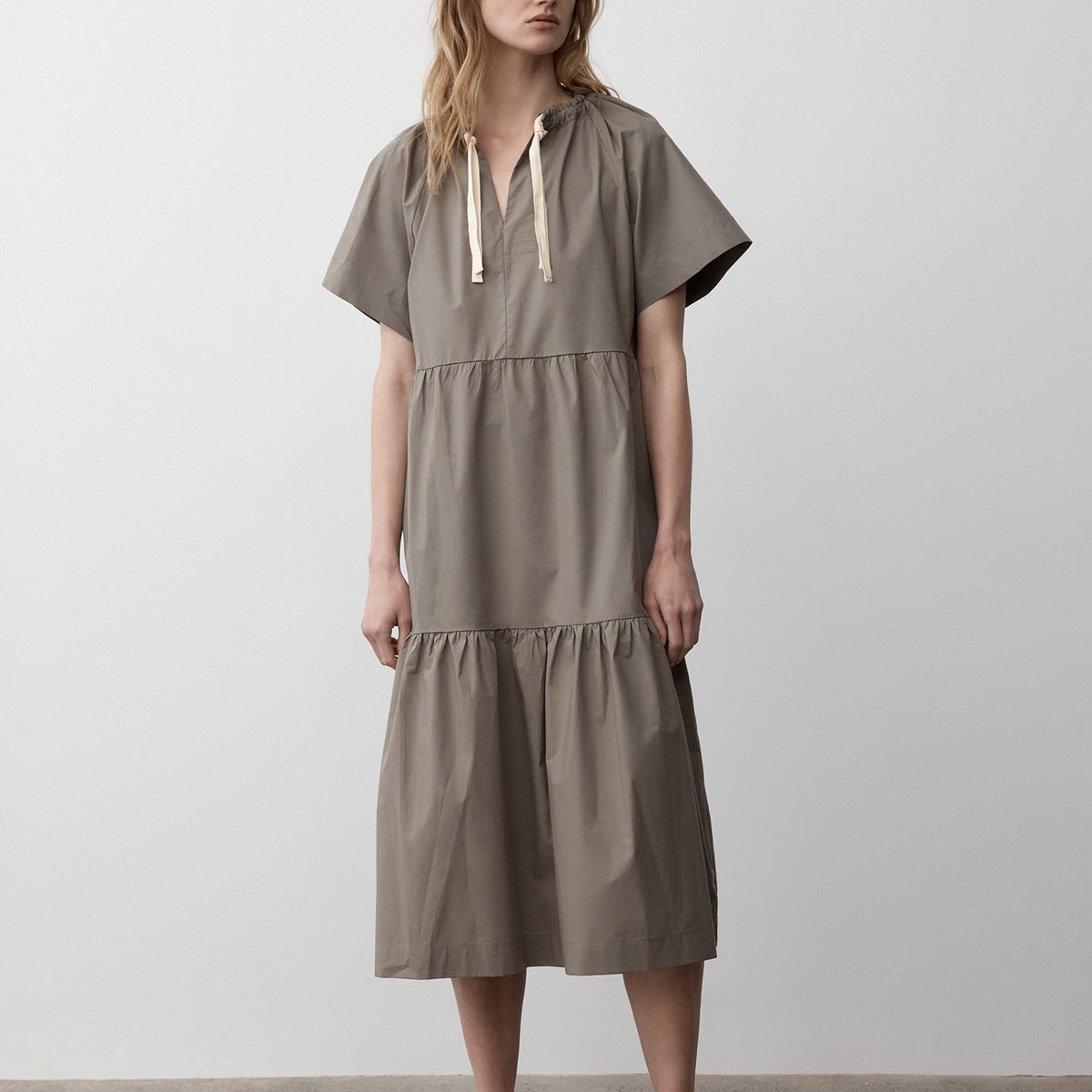 Josephine Dress in Moss