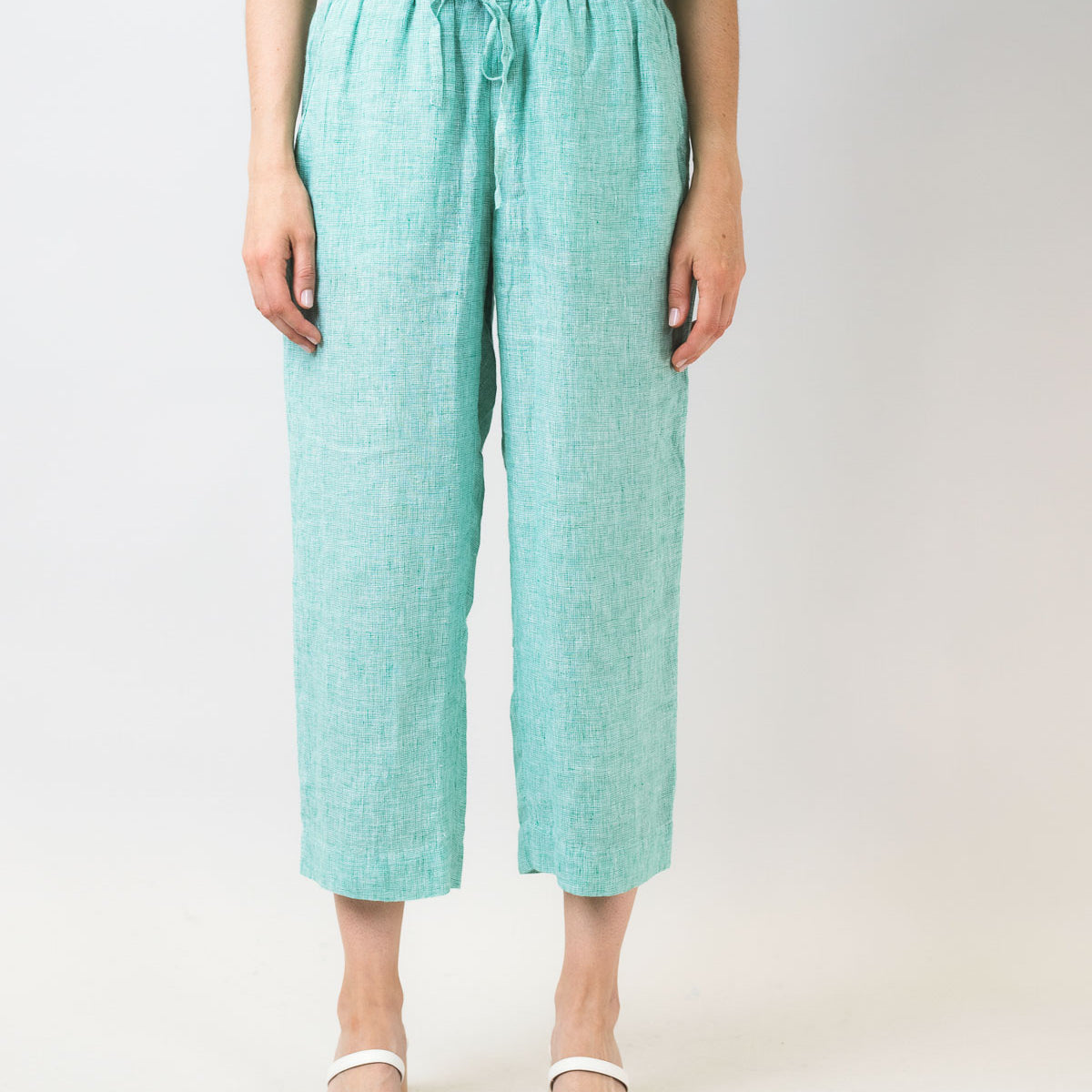 GA242 Maya Pants in Green Houndstooth GA242 Maya Pants in Green Houndstooth