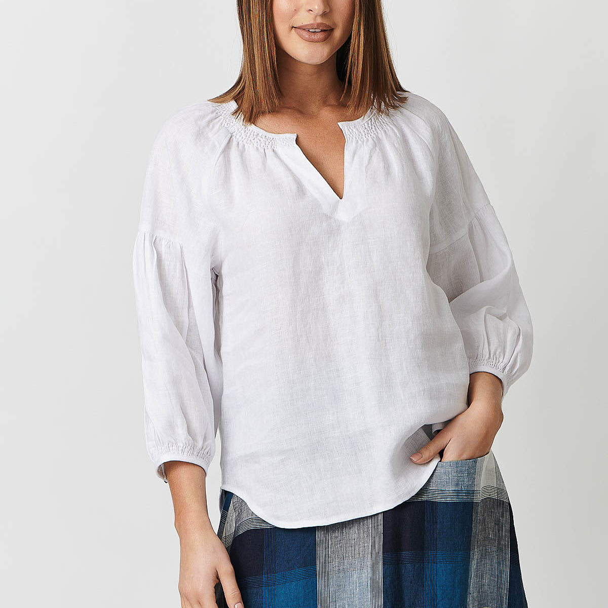 GA412 February Top in White