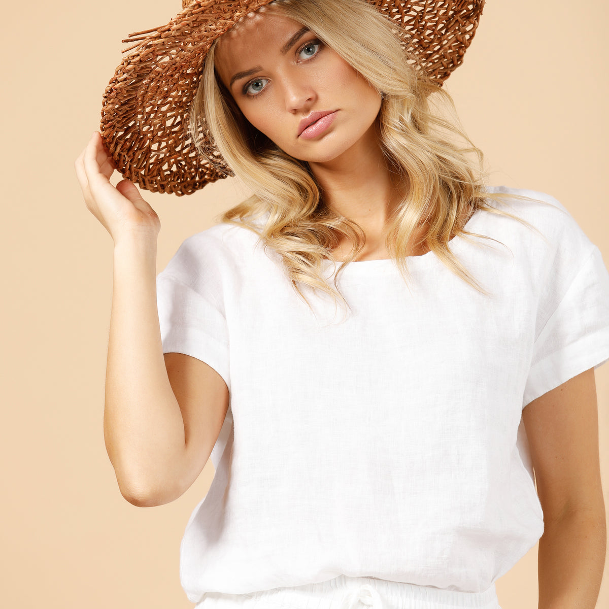 Sophia Sun Hat in Copper