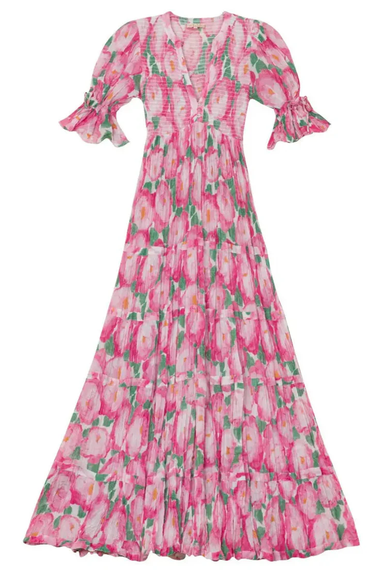 Bohemian Maxi Dress in Peonies Bohemian Maxi Dress in Peonies