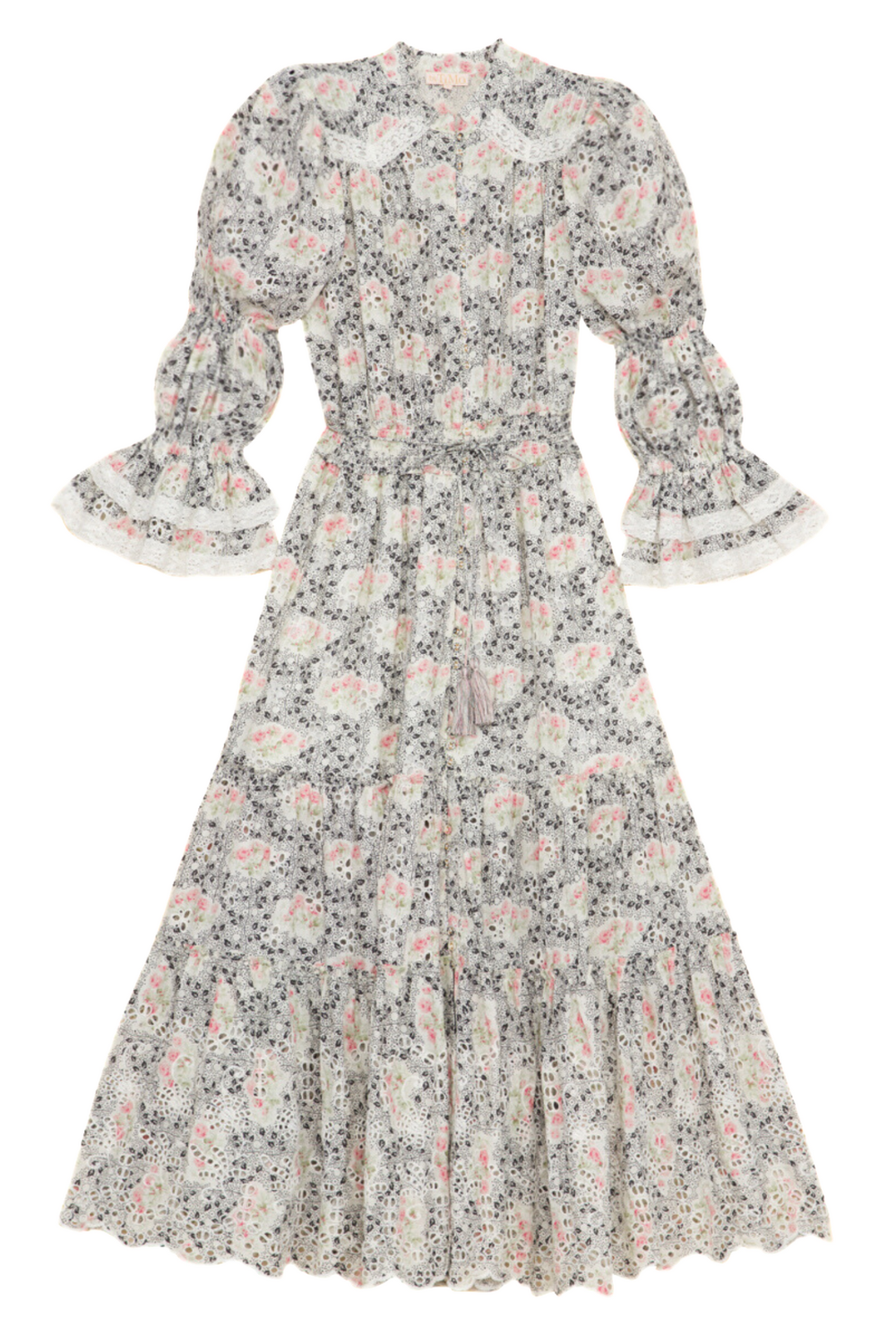 Broderie Anglaise Midi in Garden Broderie Anglaise Midi in Garden