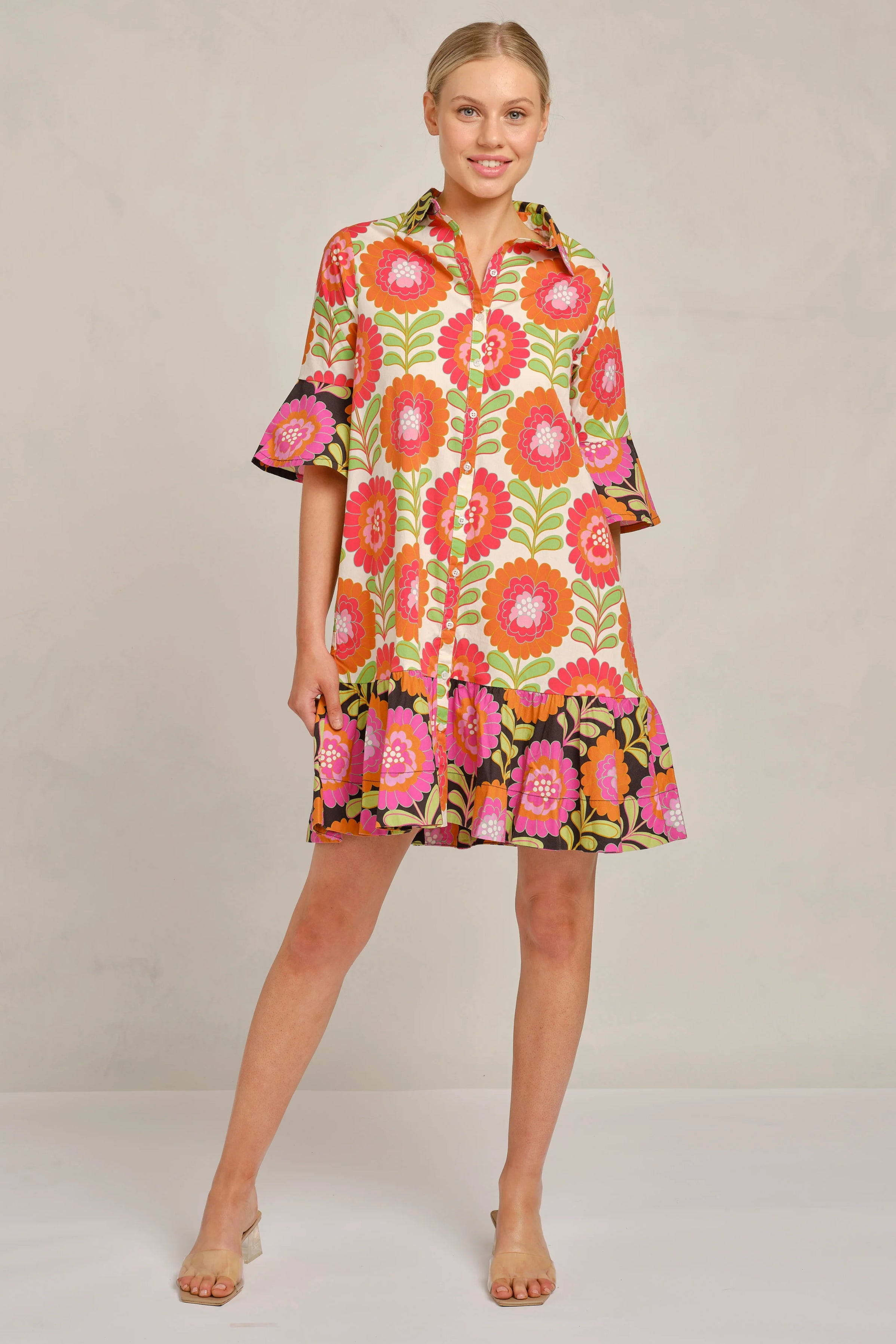 Noni Dress in White Viva Noni Dress in White Viva