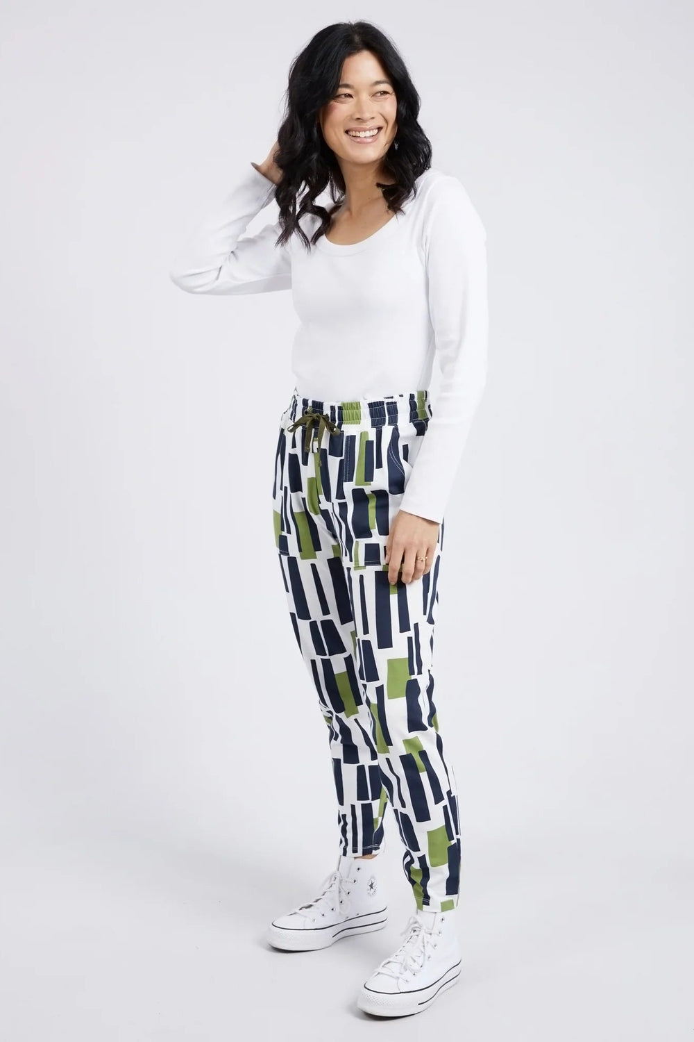 Valley Lounge Pant in Valley Geo Print Valley Lounge Pant in Valley Geo Print