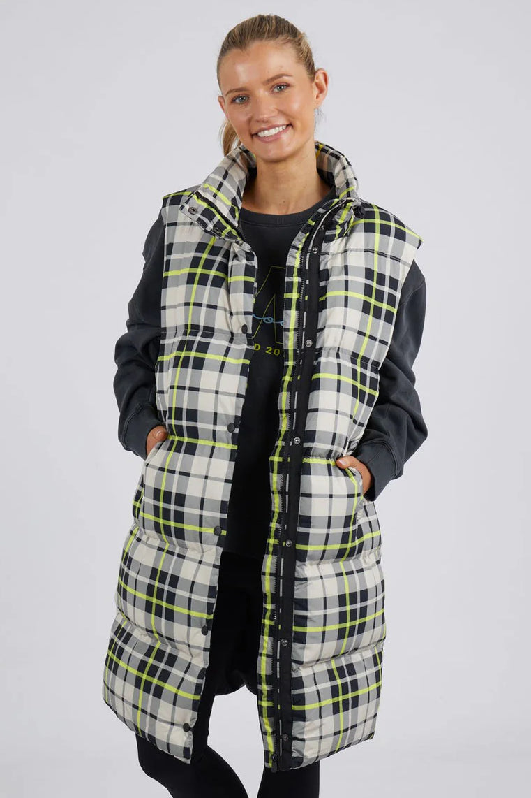 Check It Long Line Vest Check It Long Line Vest