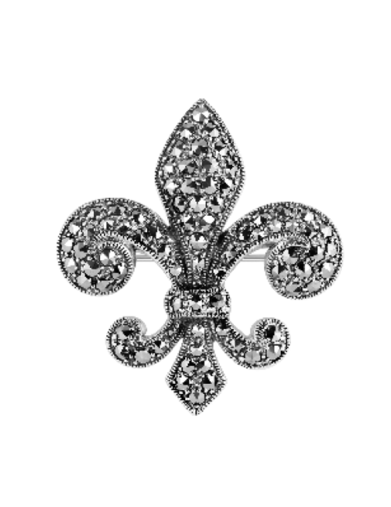 Fleur de deals lis brooch