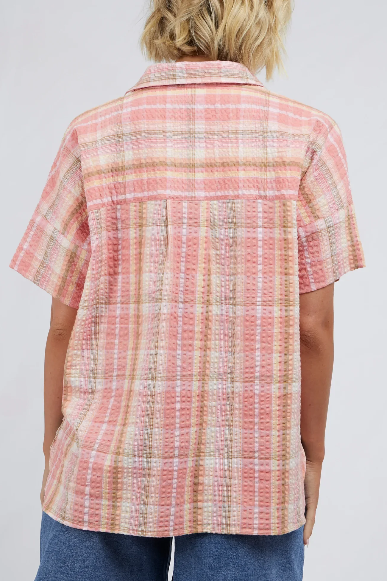 Dawn Shirt in Pink Check Dawn Shirt in Pink Check
