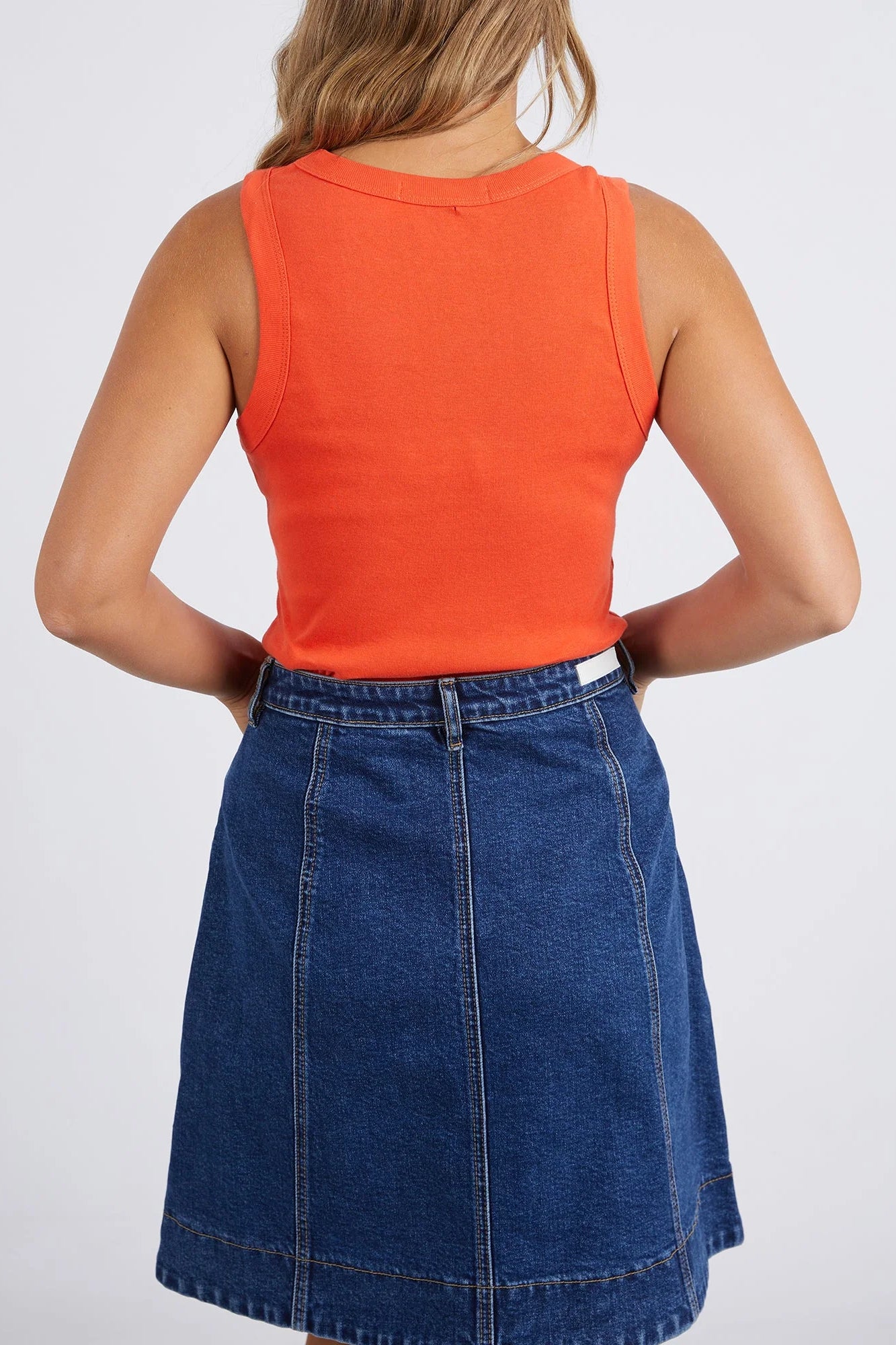 Esme Tank in Spicy Orange Esme Tank in Spicy Orange
