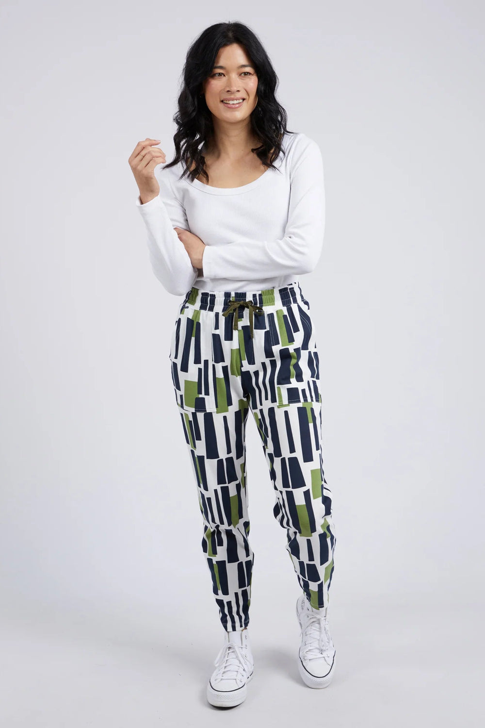 Valley Lounge Pant in Valley Geo Print Valley Lounge Pant in Valley Geo Print