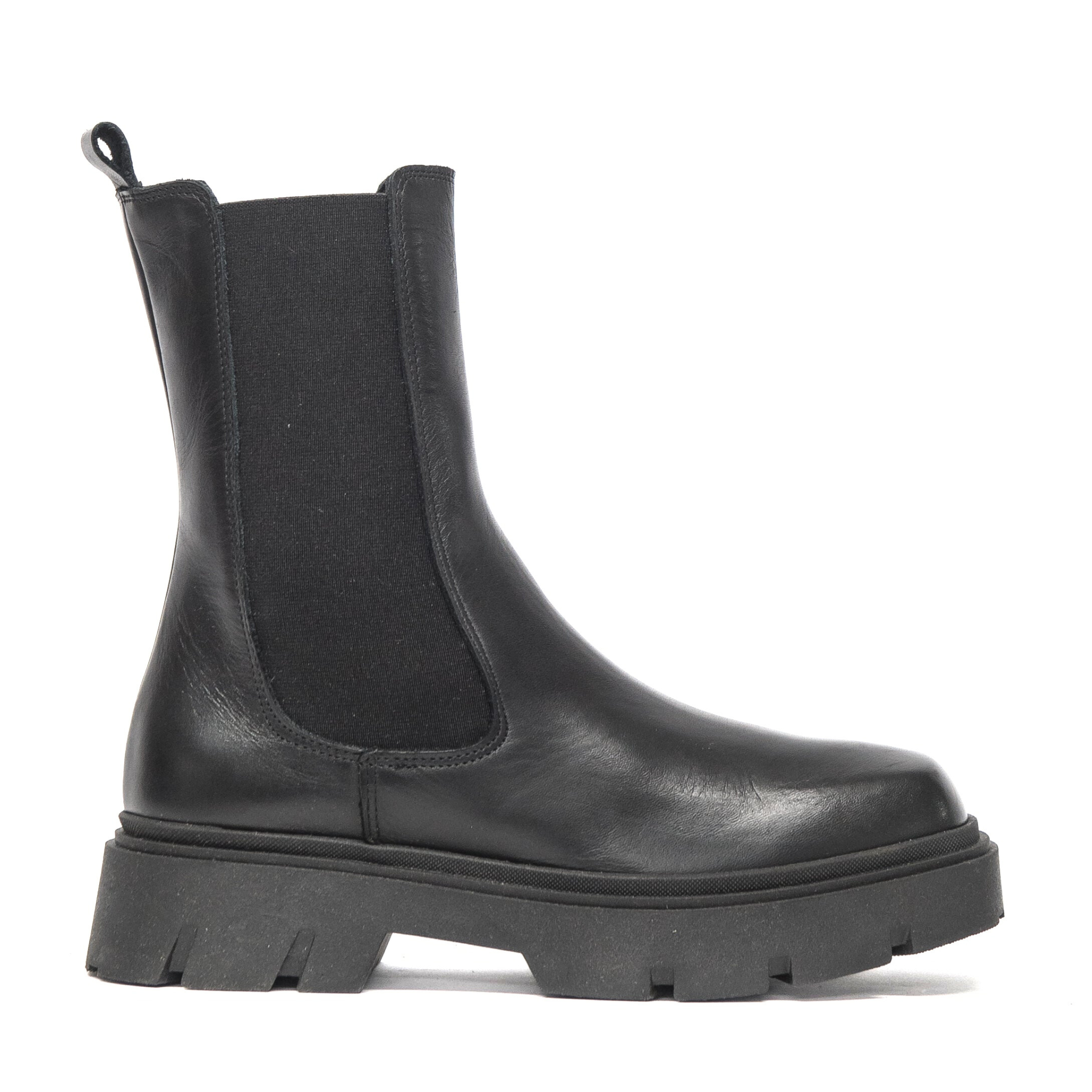 Empire Boot in Marble Leather Empire Boot in Marble Leather