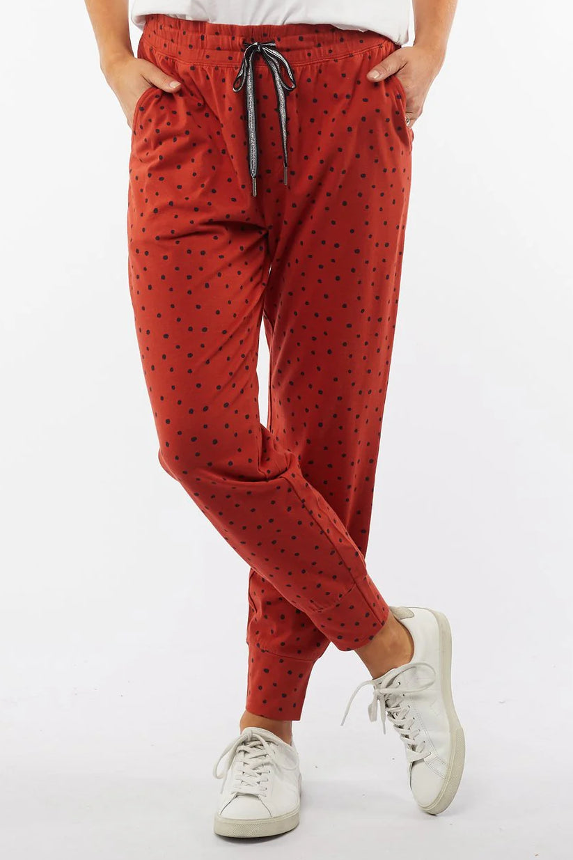 Spot Lounge Pant in Rust Spot Lounge Pant in Rust