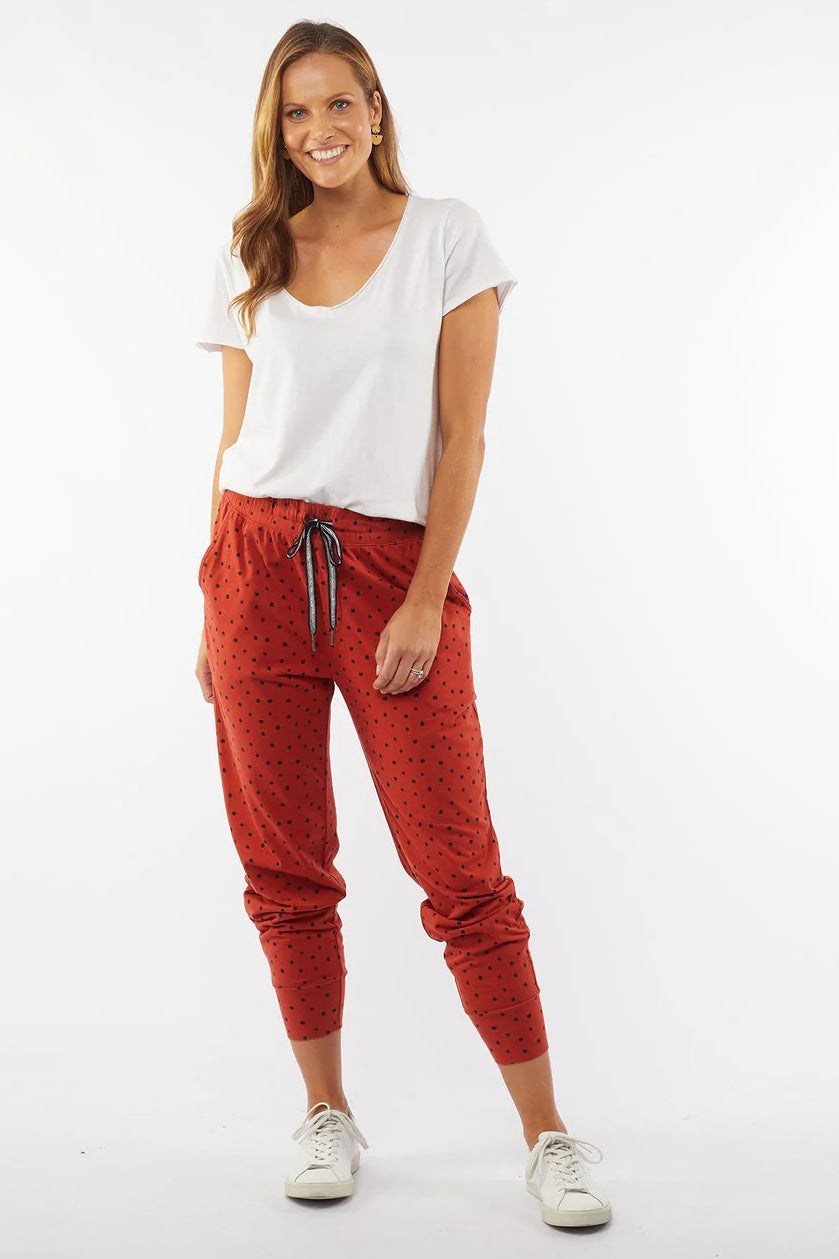 Spot Lounge Pant in Rust Spot Lounge Pant in Rust