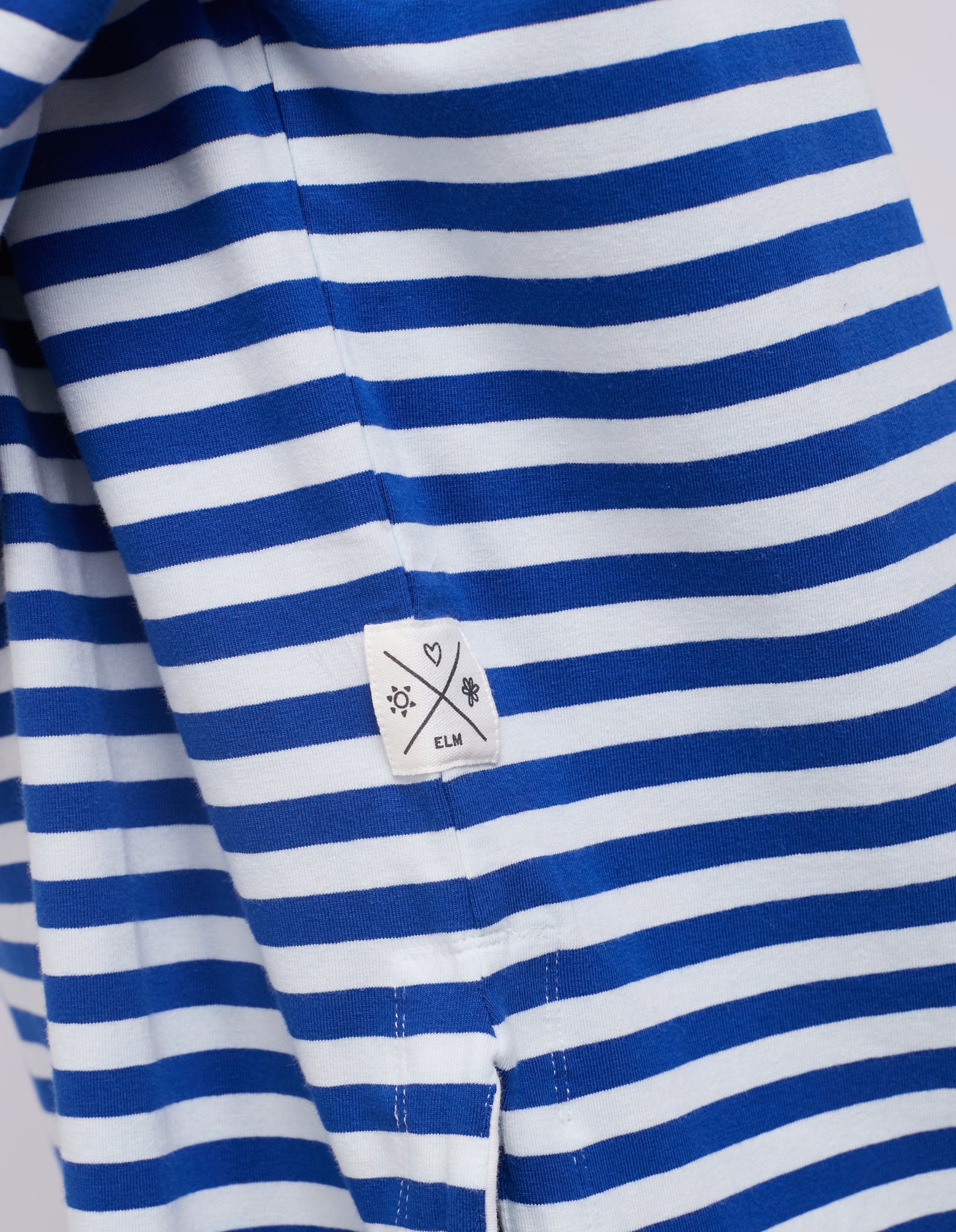 Lauren Long Sleeve Tee in Cobalt Stripe Lauren Long Sleeve Tee in Cobalt Stripe