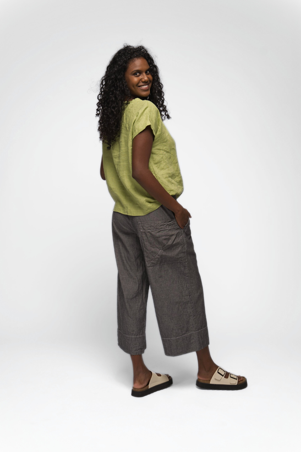 Alira Pant in Black Marle Alira Pant in Black Marle
