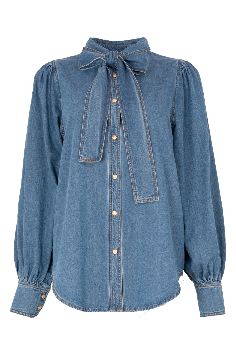 Annie Shirt in Blue Denim Wash Annie Shirt in Blue Denim Wash