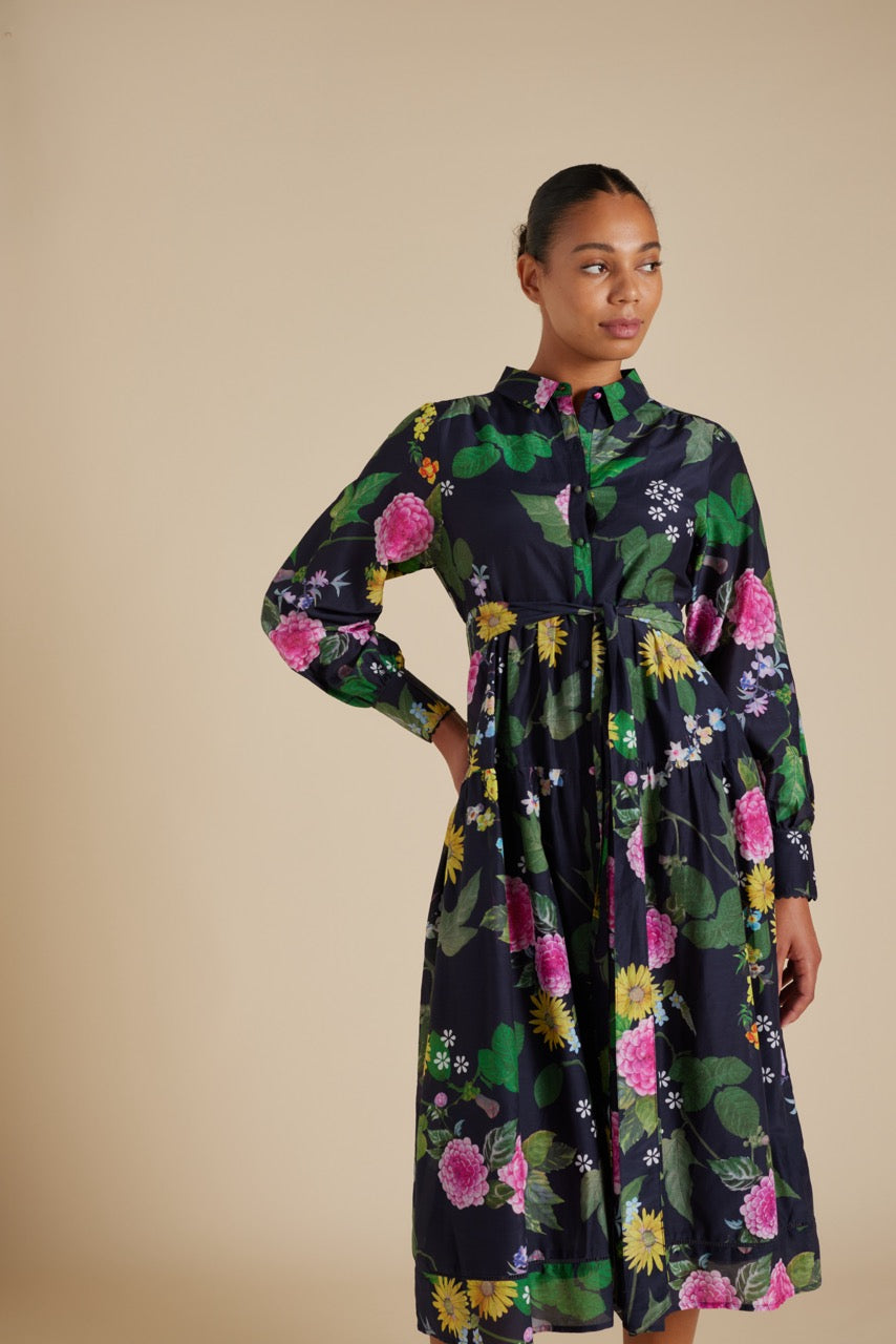 Hazel Dress in Navy Aria Hazel Dress in Navy Aria