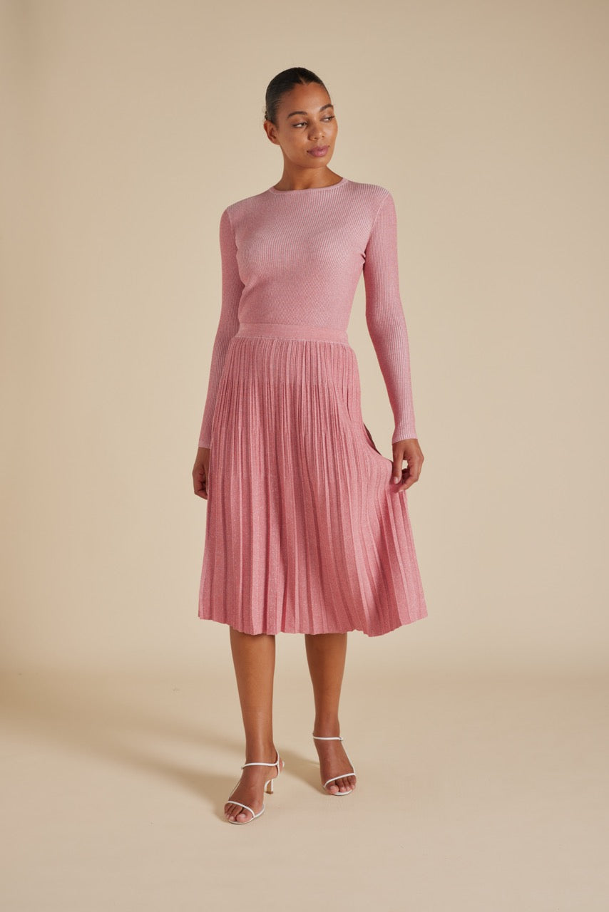 Lexi Skirt in Frosting Lurex Lexi Skirt in Frosting Lurex