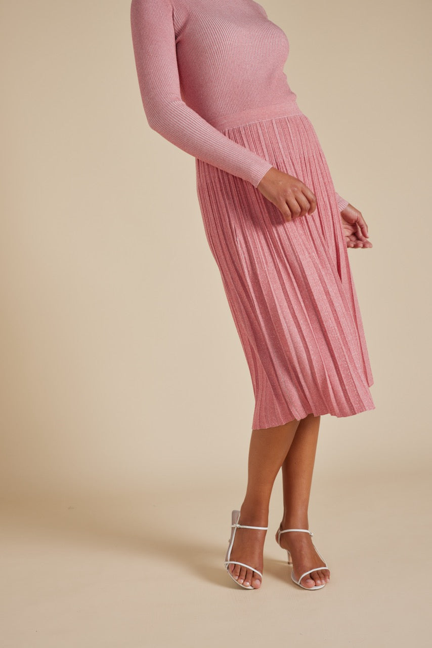 Lexi Skirt in Frosting Lurex Lexi Skirt in Frosting Lurex