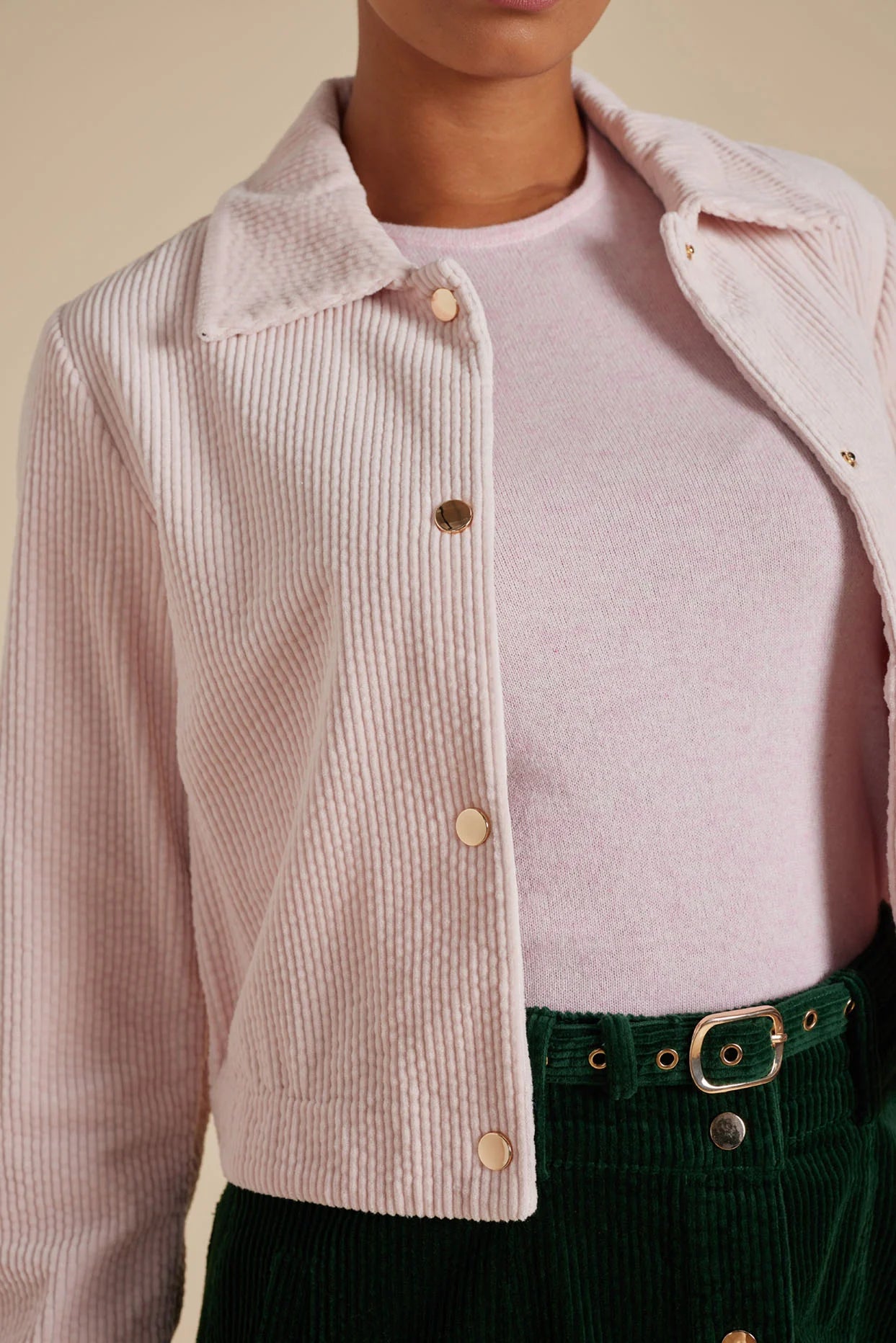Charlie Cord Jacket in Petal Charlie Cord Jacket in Petal