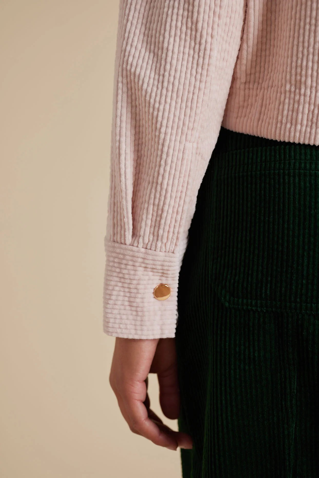 Charlie Cord Jacket in Petal Charlie Cord Jacket in Petal
