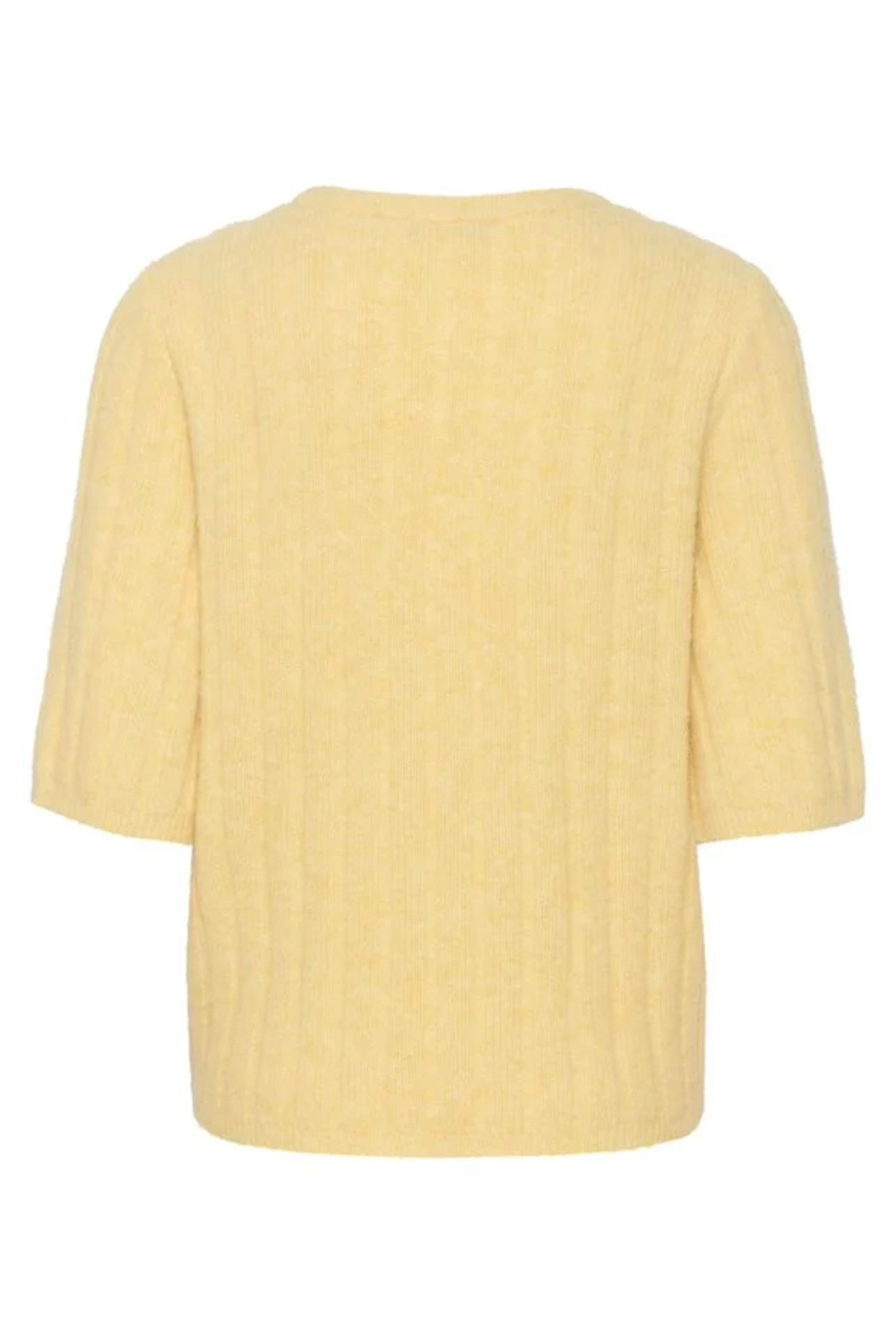 Alpha Short Sleeve Knit Tee in Flaxen Melange Alpha Short Sleeve Knit Tee in Flaxen Melange