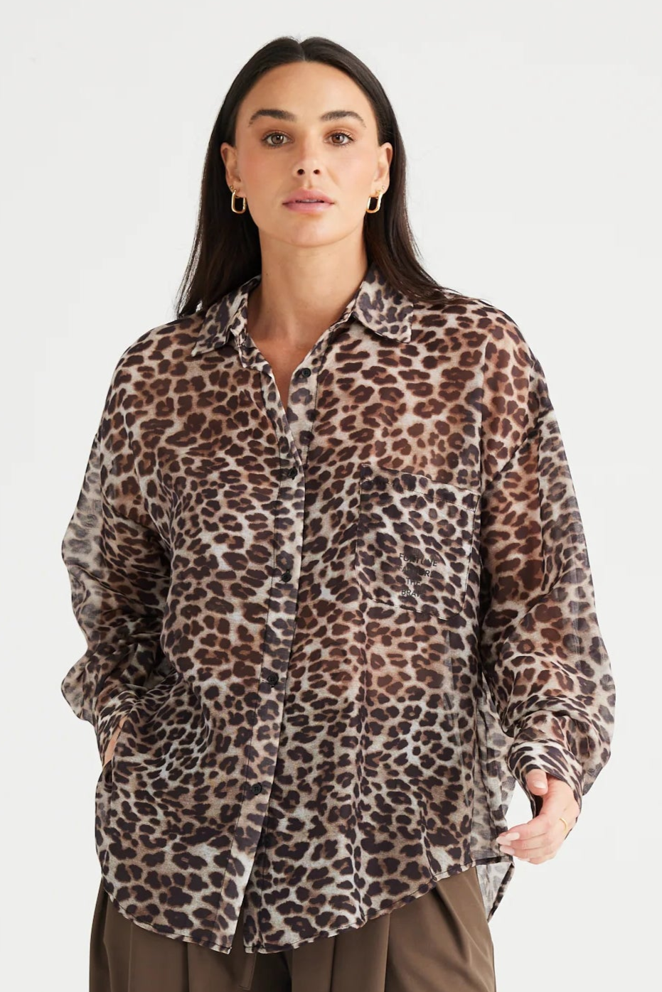 Fortune Shirt in Leopard Fortune Shirt in Leopard