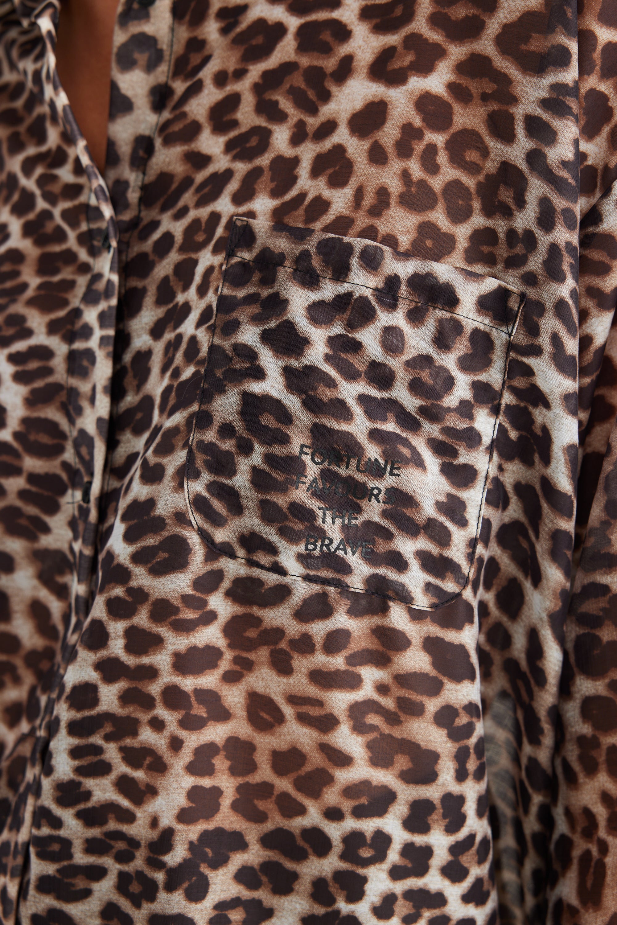 Fortune Shirt in Leopard Fortune Shirt in Leopard