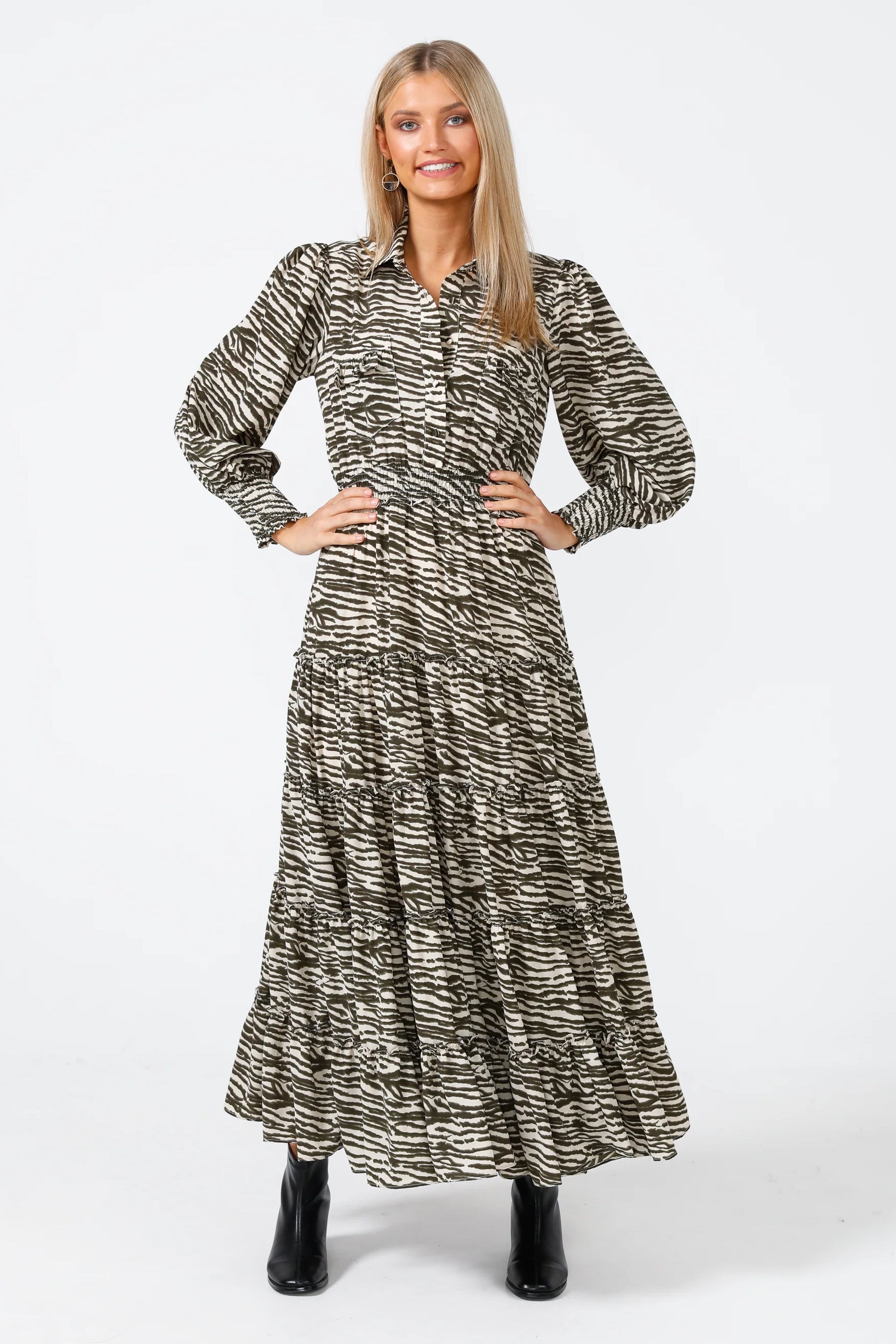 Lido Dress in Olive Willow Lido Dress in Olive Willow