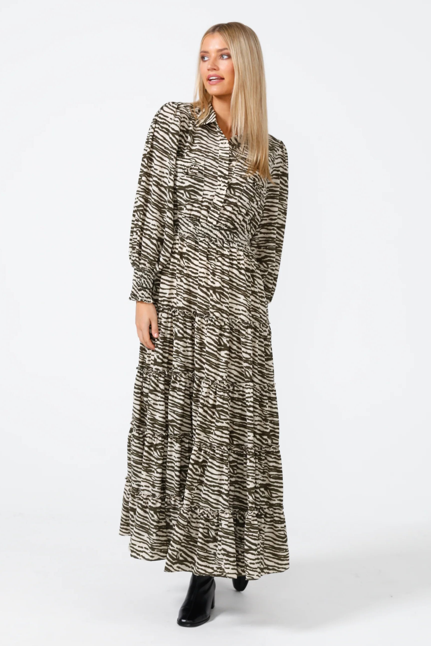 Lido Dress in Olive Willow Lido Dress in Olive Willow