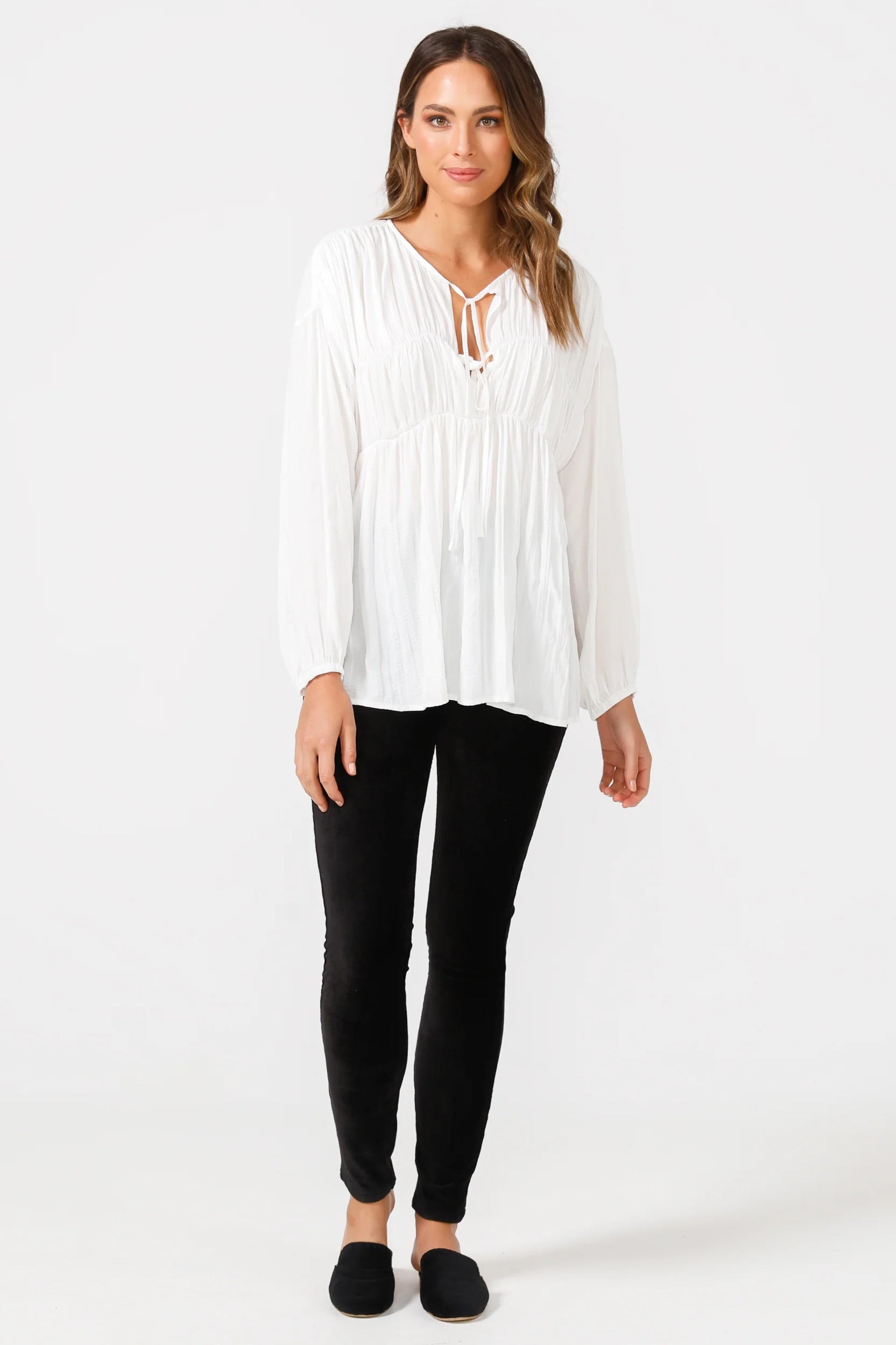 Arabella Top in Winter White Arabella Top in Winter White