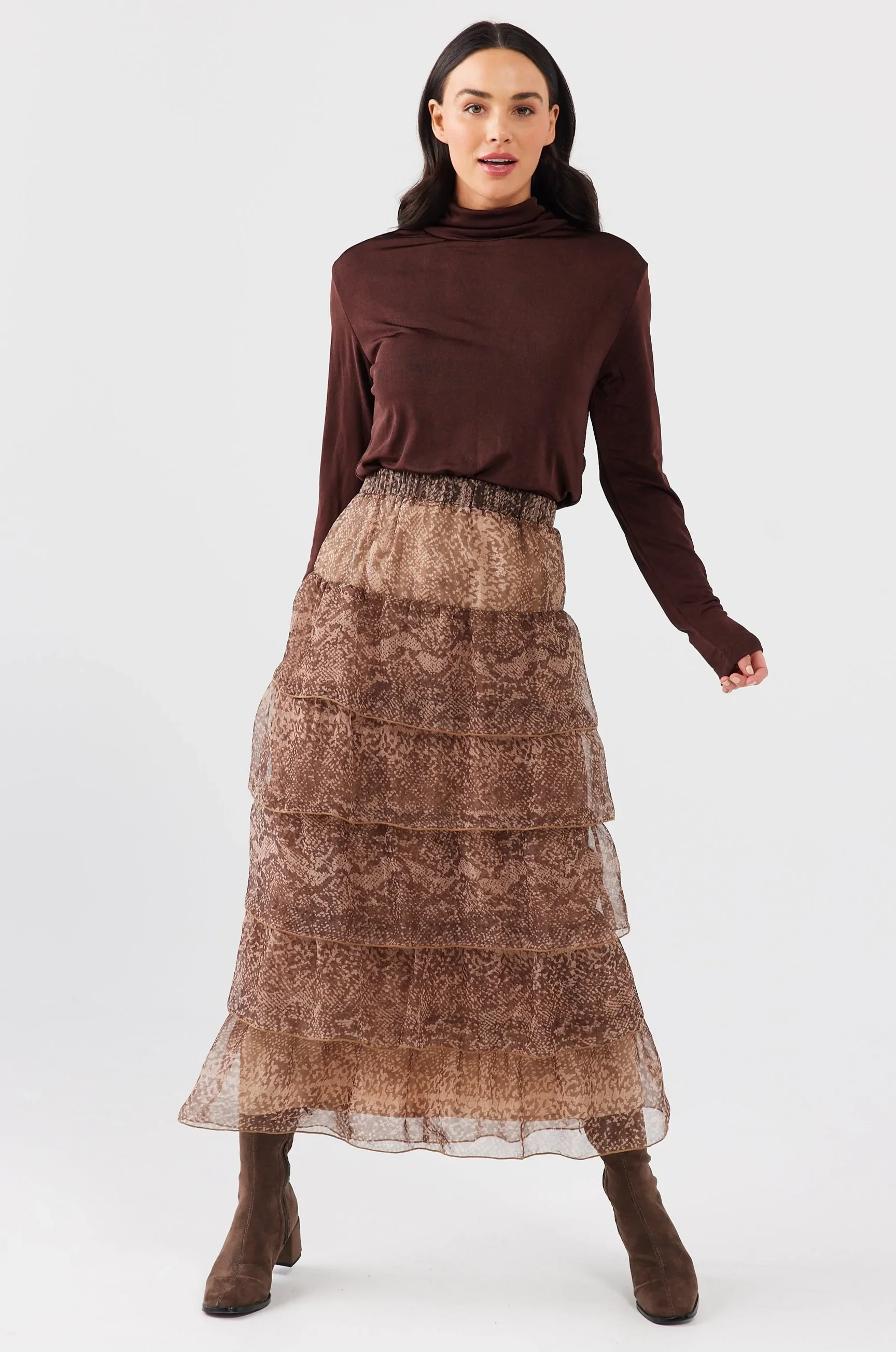 Winter Garden Skirt in Serpentine Winter Garden Skirt in Serpentine