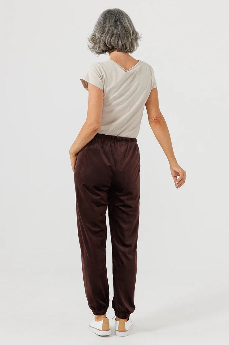 Sierra Pants in Chocolate Velvet Sierra Pants in Chocolate Velvet