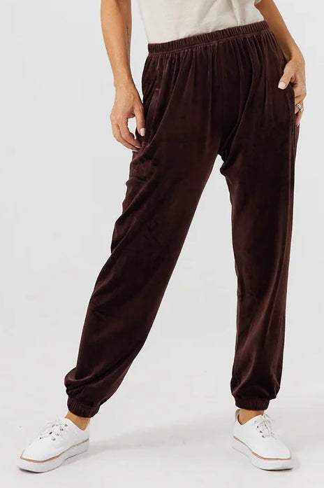 Sierra Pants in Chocolate Velvet Sierra Pants in Chocolate Velvet