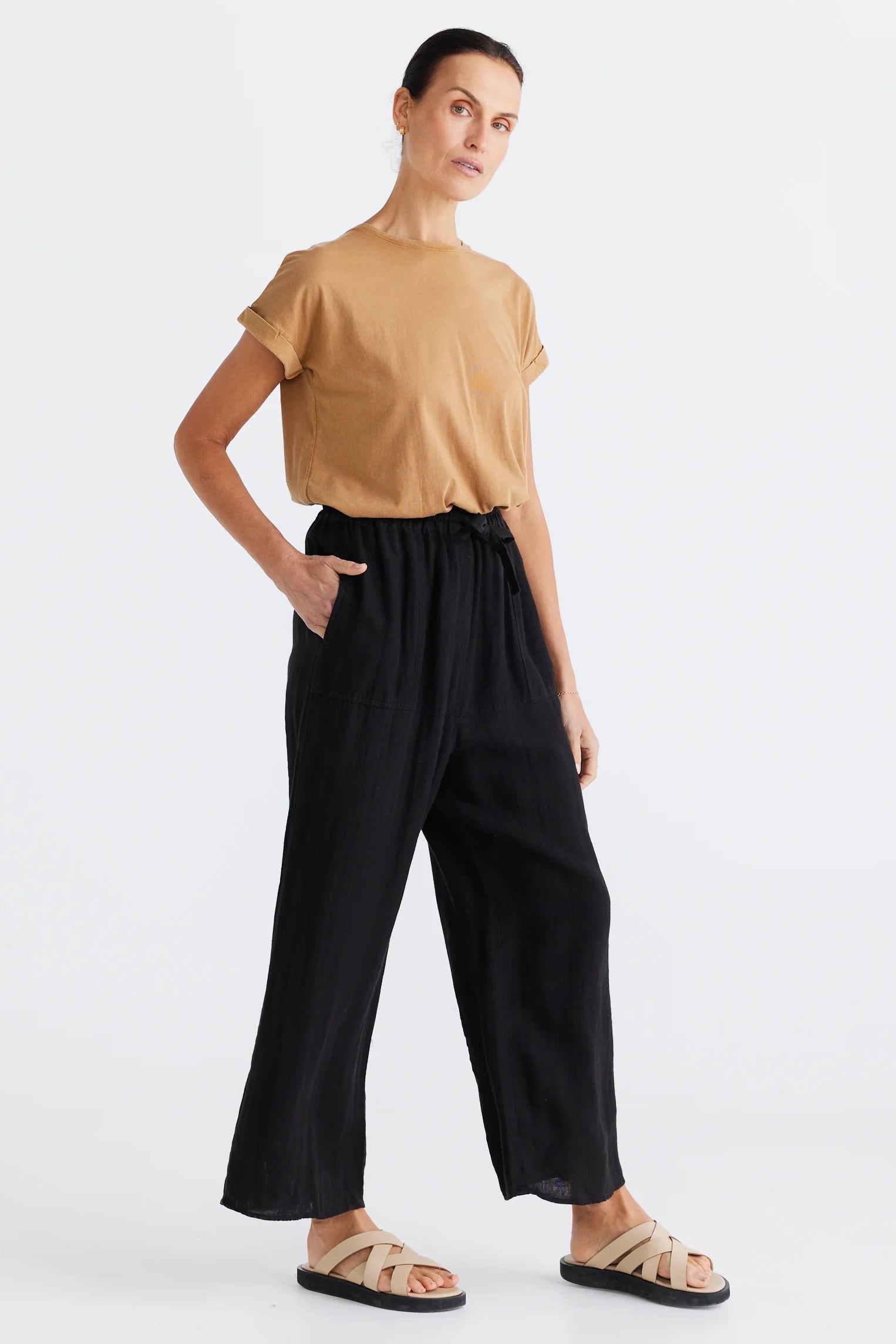 Sunny girl linen shops pants