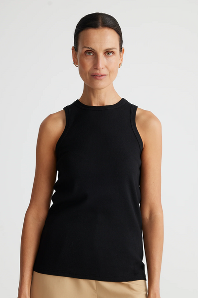 Brave + True - Carrie Tank in Black - Womens Clothing - Basics