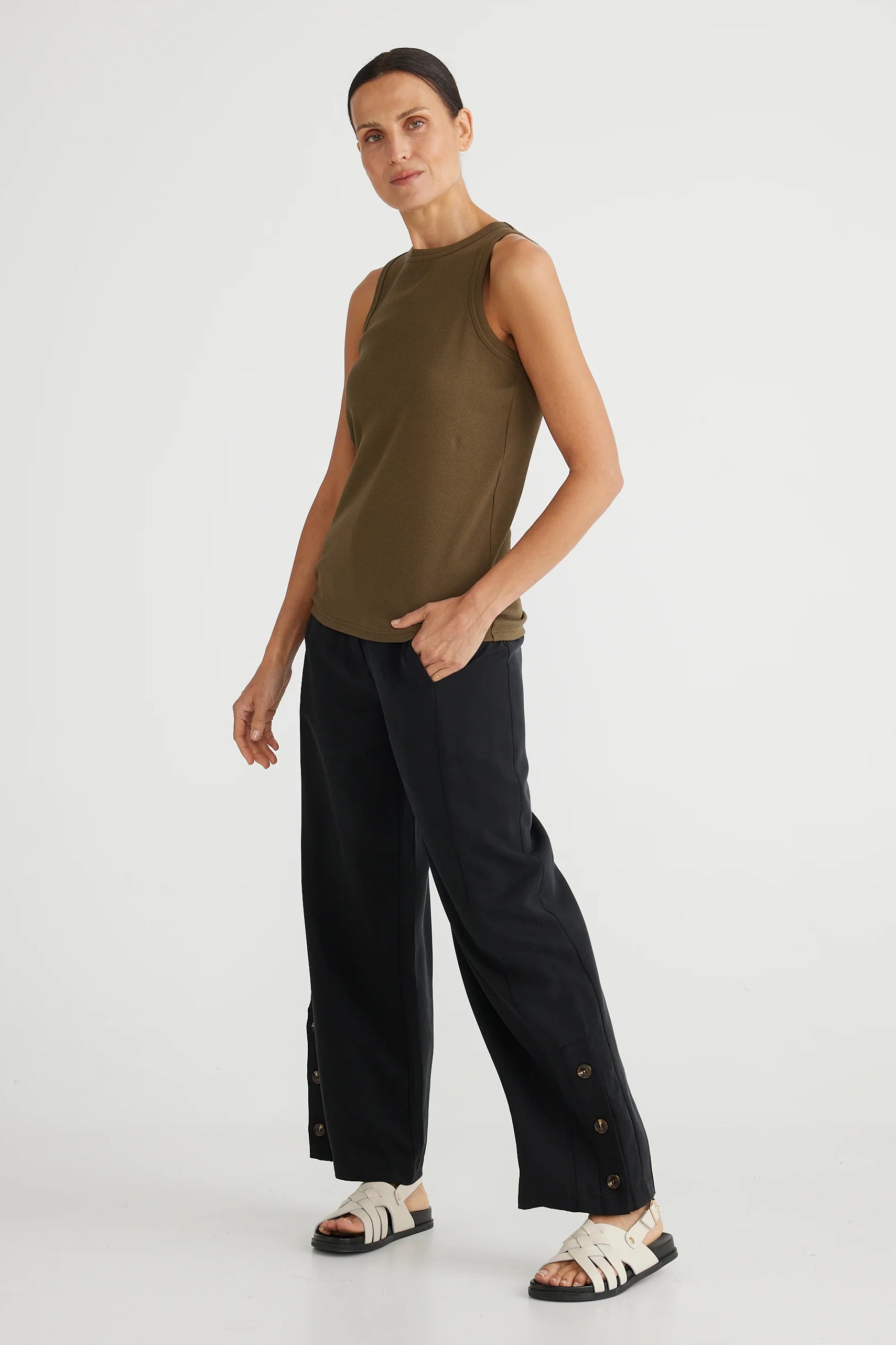 Carrie Tank in Deep Moss Carrie Tank in Deep Moss