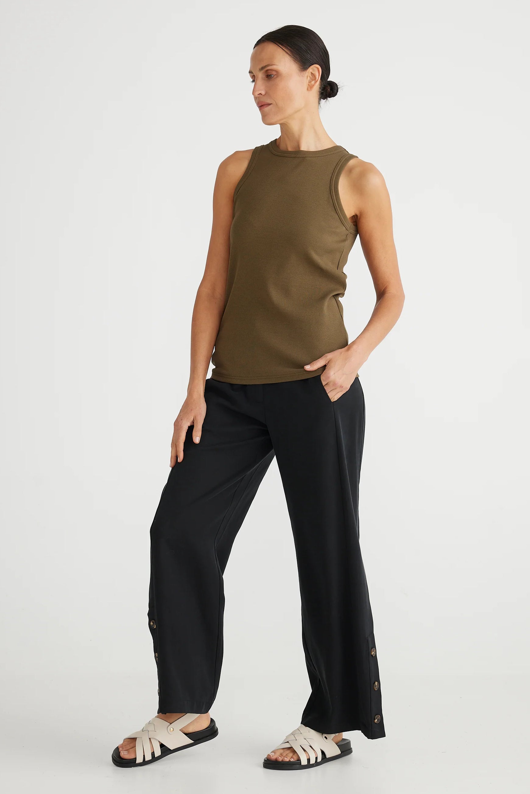 Carrie Tank in Deep Moss Carrie Tank in Deep Moss