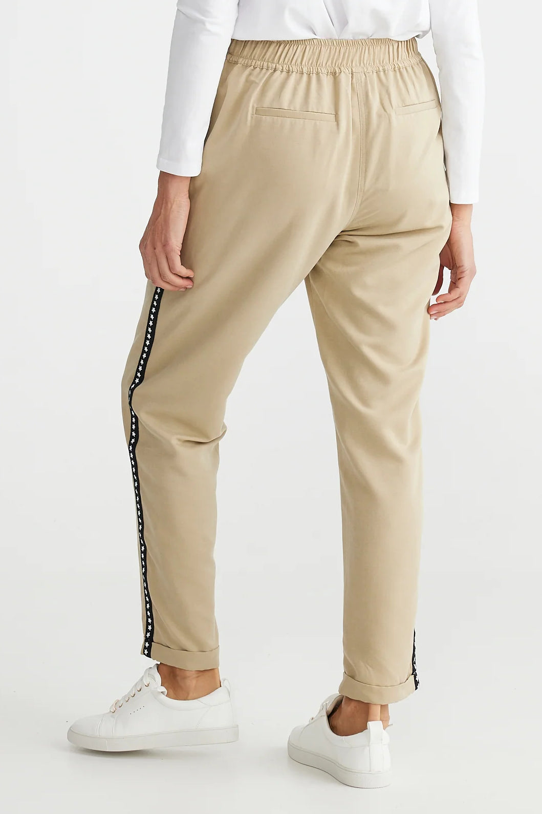 Miles Away Star Pant in Taupe Miles Away Star Pant in Taupe