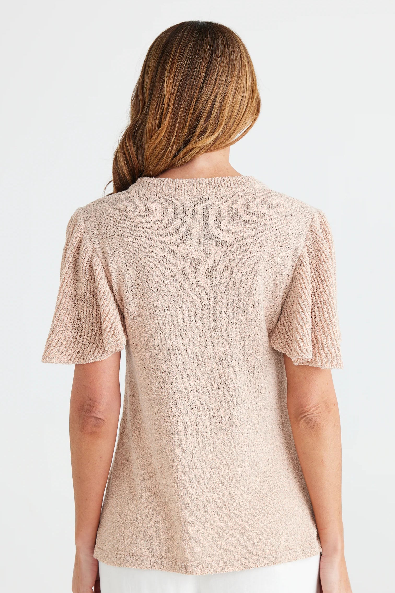 Manderly Knit Top in Oat Marle Manderly Knit Top in Oat Marle