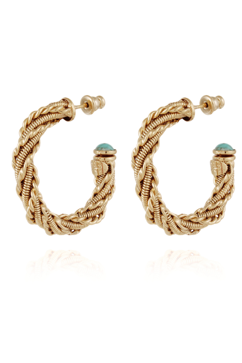 Bonnie Cabachon Hoop Earrings Bonnie Cabachon Hoop Earrings