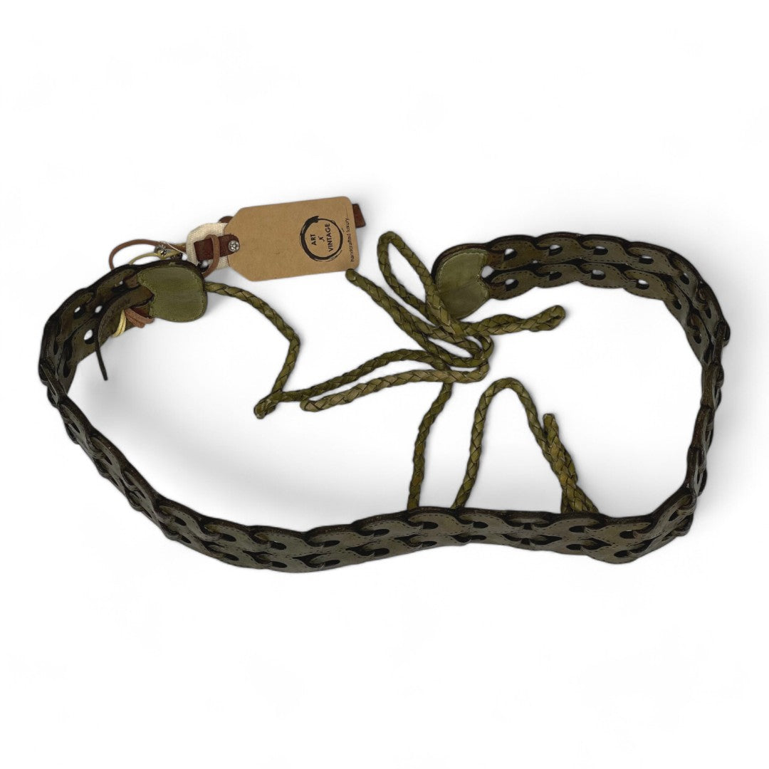 Brady Wrap Tie Belt in Sage Brady Wrap Tie Belt in Sage