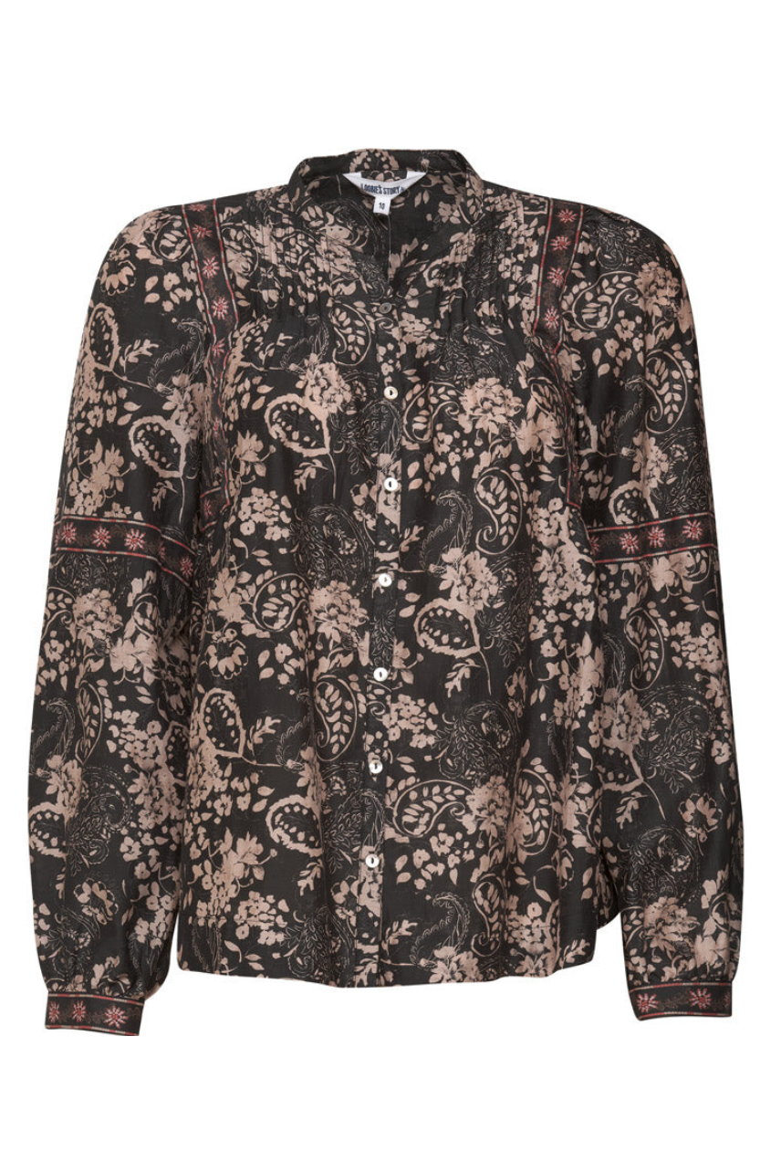 Bravery Shirt in Black Multi Bravery Shirt in Black Multi