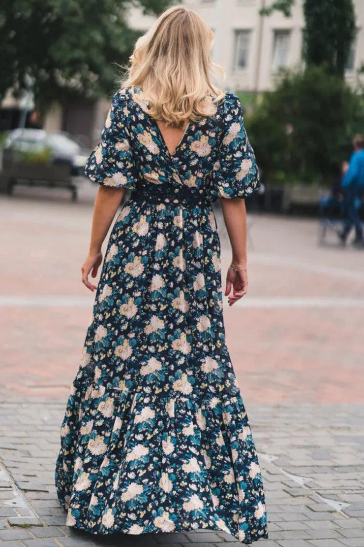 ByTimo - Georgette Maxi Dress - Womens Clothing - Midnight - Long Evening Dress - Event wear - After 5 - weddings - boho ELSHAM BOUTIQUE ByTimo - Georgette Maxi Dress - Womens Clothing - Midnight - Long Evening Dress - Event wear - After 5 - weddings - boho ELSHAM BOUTIQUE